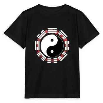 Bagua Zhang Yin Yang Chinesische Kampfsport Kreis - Stanley/Stella Kinder T-Shirt MINI CREATOR  - Schwarz - Vorne - Mikhail (115cm)