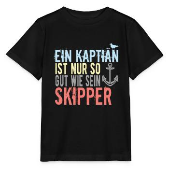 Skipper Sprüche - Stanley/Stella Kinder T-Shirt MINI CREATOR  - Schwarz - Vorne - Mikhail (115cm)