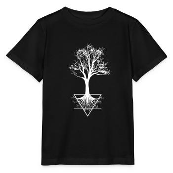 tree of life Spiritual esotericism gift - Stanley/Stella MINI CREATOR Kids’ T-Shirt - black - Front - Mikhail (115cm)