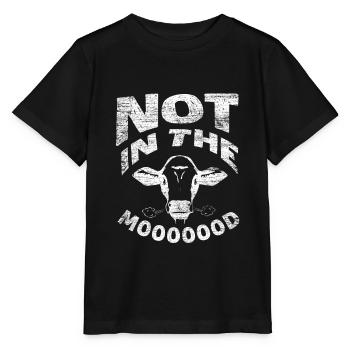 Éleveur de vaches - T-shirt bio MINI CREATOR Stanley/Stella Enfant - noir - Devant - Mikhail (115cm)