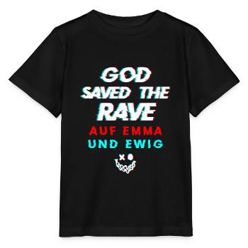 Raver - Stanley/Stella Kinder T-Shirt MINI CREATOR  - Schwarz - Vorne - Mikhail (115cm)