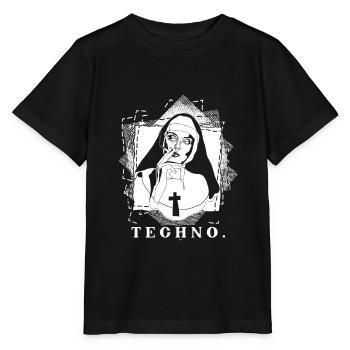 Techno religion - Stanley/Stella MINI CREATOR Kids’ T-Shirt - black - Front - Mikhail (115cm)