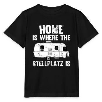 Home is where the pitch is - Stanley/Stella MINI CREATOR Kids’ T-Shirt - black - Front - Mikhail (115cm)