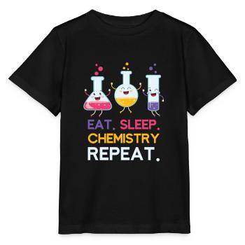 Chimie chimique - T-shirt bio MINI CREATOR Stanley/Stella Enfant - noir - Devant - Mikhail (115cm)