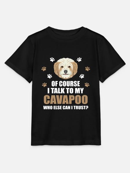 Cavapoo Hunderasse Shirt Geschenkidee - Stanley/Stella Kinder T-Shirt MINI CREATOR - Schwarz