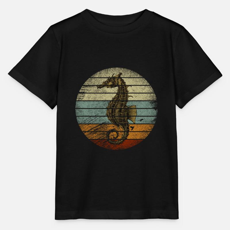 hippocampe - T-shirt bio MINI CREATOR Stanley/Stella Enfant - noir