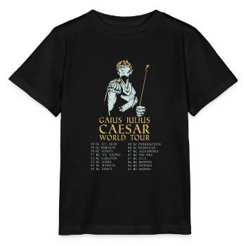 History Gaius Julius Caesar ancient raids - Stanley/Stella MINI CREATOR Kids’ T-Shirt - black - Front - Mikhail (115cm)