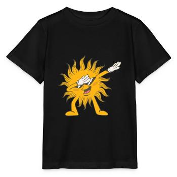 Tamponner le soleil - T-shirt bio MINI CREATOR Stanley/Stella Enfant - noir - Devant - Mikhail (115cm)