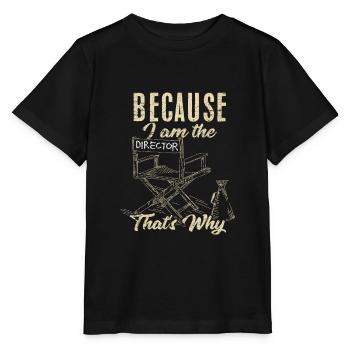 Film director - Stanley/Stella MINI CREATOR Kids’ T-Shirt - black - Front - Mikhail (115cm)