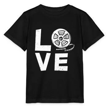 Bobine de film de film - T-shirt bio MINI CREATOR Stanley/Stella Enfant - noir - Devant - Mikhail (115cm)