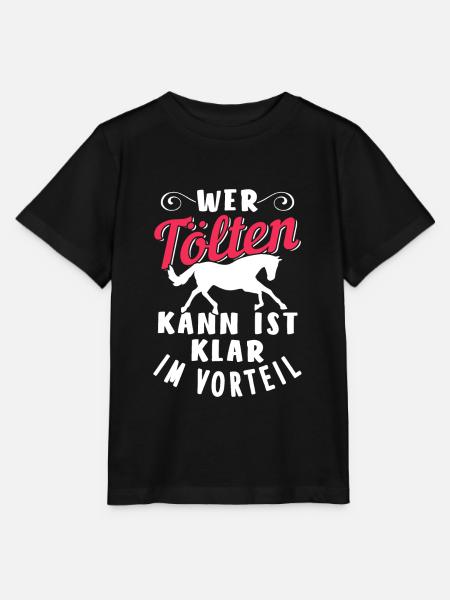 Pferd Tölten - Stanley/Stella Kinder T-Shirt MINI CREATOR - Schwarz