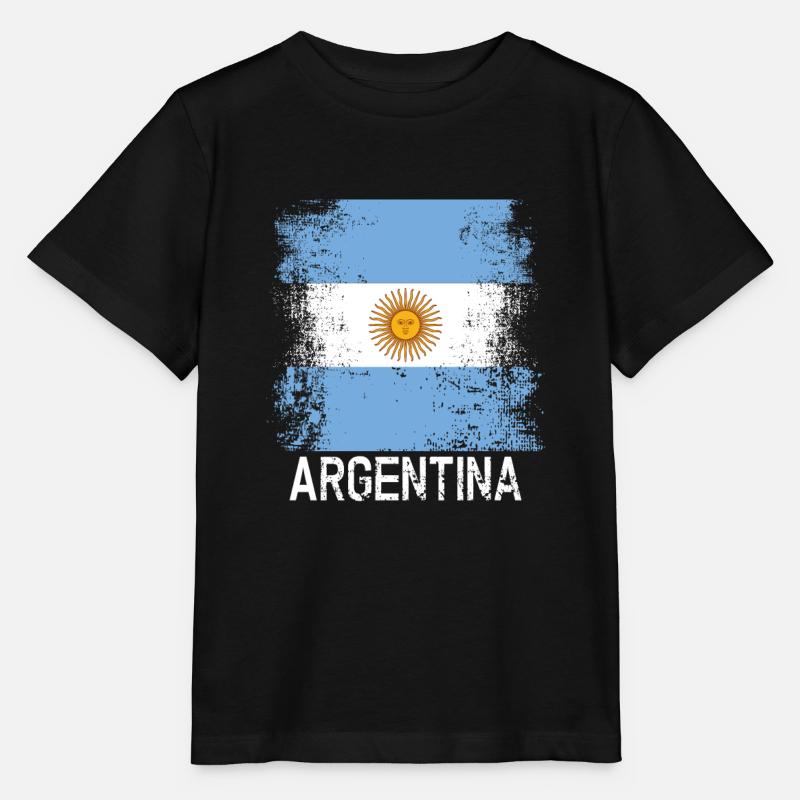 Argentine - T-shirt bio MINI CREATOR Stanley/Stella Enfant - noir