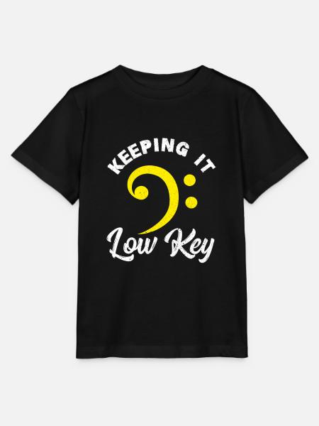 Cello bass clef - Stanley/Stella MINI CREATOR Kids’ T-Shirt - black
