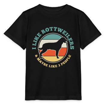 rottweiler - T-shirt bio MINI CREATOR Stanley/Stella Enfant - noir - Devant - Mikhail (115cm)