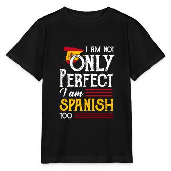 Spain - Stanley/Stella MINI CREATOR Kids’ T-Shirt - black - Front - Mikhail (115cm)