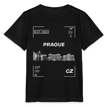 Prag Czech Republic - Stanley/Stella Kinder T-Shirt MINI CREATOR  - Schwarz - Vorne - Mikhail (115cm)