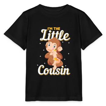 I m The Little Cousin / Süßes Shirt für den Cousin - Stanley/Stella Kinder T-Shirt MINI CREATOR  - Schwarz - Vorne - Mikhail (115cm)
