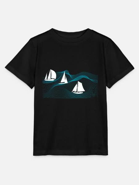 Segeln - Stanley/Stella Kinder T-Shirt MINI CREATOR - Schwarz