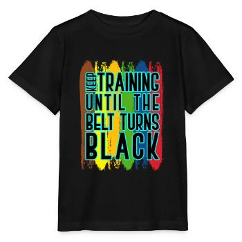 karate - Stanley/Stella MINI CREATOR Kids’ T-Shirt - black - Front - Mikhail (115cm)