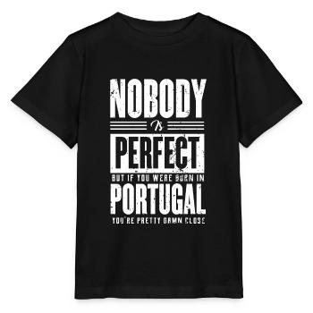 Portugal - Stanley/Stella MINI CREATOR Kids’ T-Shirt - black - Front - Mikhail (115cm)