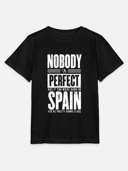 Spanien - Stanley/Stella Kinder T-Shirt MINI CREATOR - Schwarz