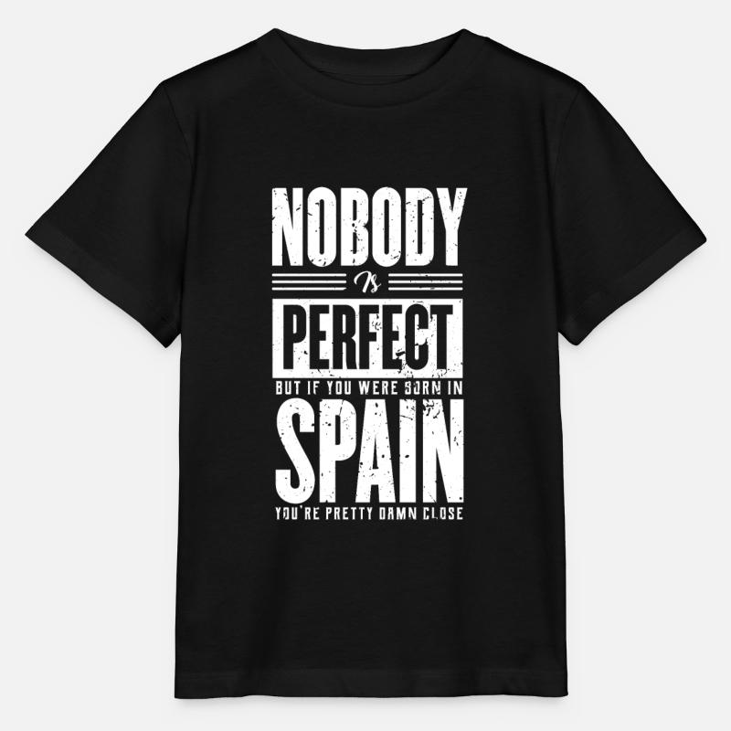 Spanien - Stanley/Stella Kinder T-Shirt MINI CREATOR  - Schwarz