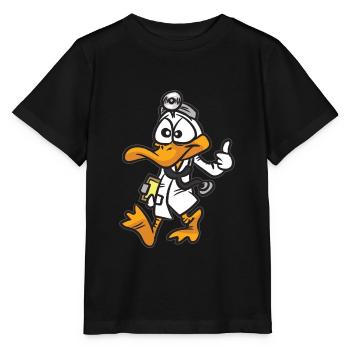 Enten Doktor Cartoon Comic Humor - Stanley/Stella Kinder T-Shirt MINI CREATOR  - Schwarz - Vorne - Mikhail (115cm)