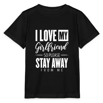 petite amie - T-shirt bio MINI CREATOR Stanley/Stella Enfant - noir - Devant - Mikhail (115cm)