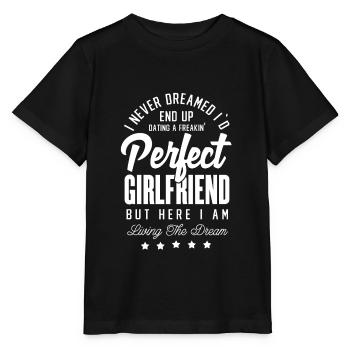 petite amie - T-shirt bio MINI CREATOR Stanley/Stella Enfant - noir - Devant - Mikhail (115cm)
