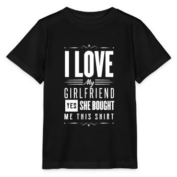 petite amie - T-shirt bio MINI CREATOR Stanley/Stella Enfant - noir - Devant - Mikhail (115cm)