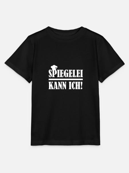 Koch - Spiegelei kann ich! - Stanley/Stella Kinder T-Shirt MINI CREATOR  - Schwarz