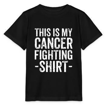 Sensibilisation au cancer du rein C'est ma lutte contre le cancer - T-shirt bio MINI CREATOR Stanley/Stella Enfant - noir - Devant - Mikhail (115cm)