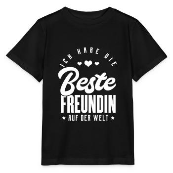 Freundin - Stanley/Stella Kinder T-Shirt MINI CREATOR  - Schwarz - Vorne - Mikhail (115cm)