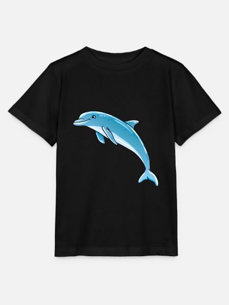 Delfin - Stanley/Stella Kinder T-Shirt MINI CREATOR  - Schwarz