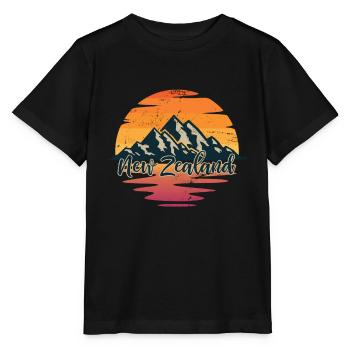 Neuseeland Neuseeländer - Stanley/Stella Kinder T-Shirt MINI CREATOR  - Schwarz - Vorne - Mikhail (115cm)