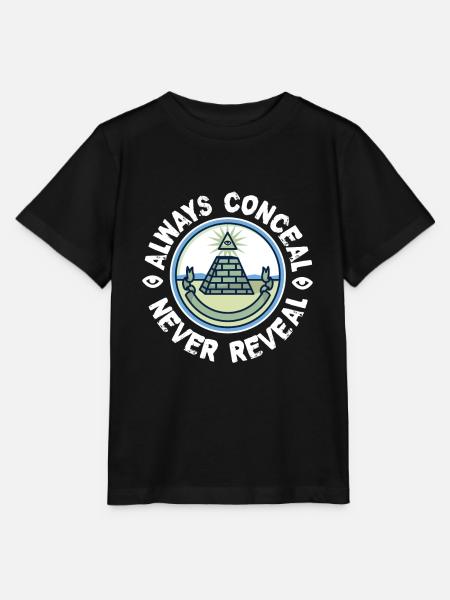 Freimaurer Verschweigen - Stanley/Stella Kinder T-Shirt MINI CREATOR - Schwarz