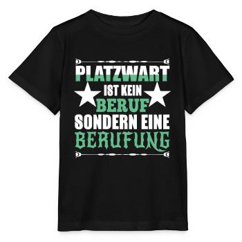 platzwart berufung - Stanley/Stella Kinder T-Shirt MINI CREATOR  - Schwarz - Vorne - Mikhail (115cm)