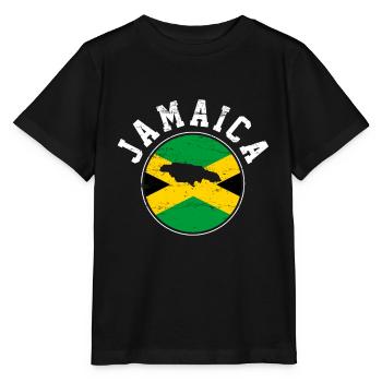 Jamaïque - T-shirt bio MINI CREATOR Stanley/Stella Enfant - noir - Devant - Mikhail (115cm)