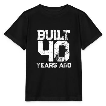 40th birthday - Stanley/Stella MINI CREATOR Kids’ T-Shirt - black - Front - Mikhail (115cm)