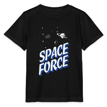 Force spatiale - T-shirt bio MINI CREATOR Stanley/Stella Enfant - noir - Devant - Mikhail (115cm)