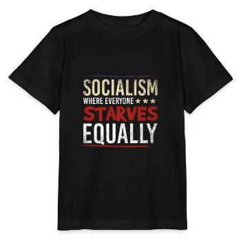 Anti-socialism - Stanley/Stella MINI CREATOR Kids’ T-Shirt - black - Front - Mikhail (115cm)