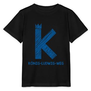 König Ludwig Weg - Stanley/Stella Kinder T-Shirt MINI CREATOR  - Schwarz - Vorne - Mikhail (115cm)