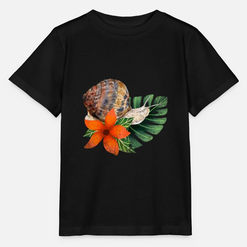 limace - T-shirt bio MINI CREATOR Stanley/Stella Enfant - noir