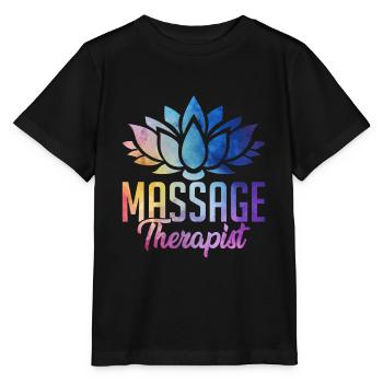 Massage Therapist - Stanley/Stella Kinder T-Shirt MINI CREATOR  - Schwarz - Vorne - Mikhail (115cm)