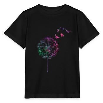 Pissenlit pissenlit été pissenlit - T-shirt bio MINI CREATOR Stanley/Stella Enfant - noir - Devant - Mikhail (115cm)
