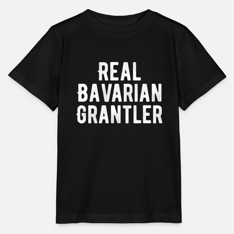 Grantler Bayern Design Geschenk Männer - Stanley/Stella Kinder T-Shirt MINI CREATOR - Schwarz