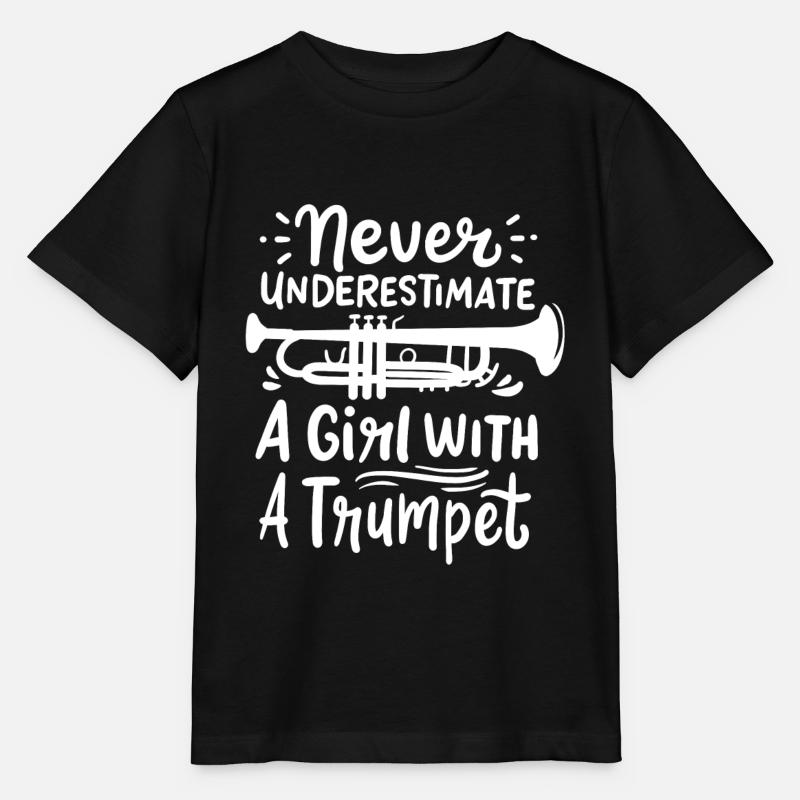 Trompette trompette - T-shirt bio MINI CREATOR Stanley/Stella Enfant - noir