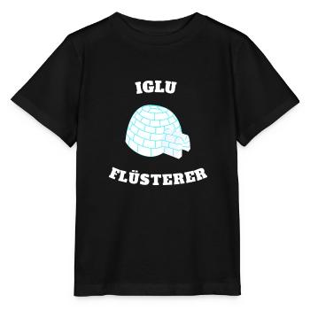 Iglu Igloo Flüsterer Geschenk - Stanley/Stella Kinder T-Shirt MINI CREATOR  - Schwarz - Vorne - Mikhail (115cm)