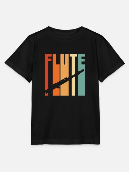 Flöte - Stanley/Stella Kinder T-Shirt MINI CREATOR  - Schwarz