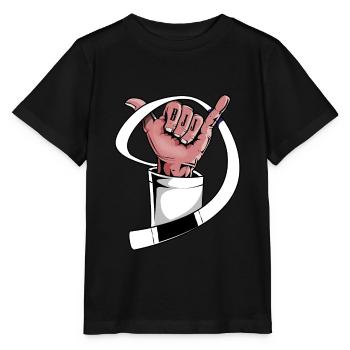 Chemise BJJ - Chemise Rank White Belt - Cool Jiu Jitsu - T-shirt bio MINI CREATOR Stanley/Stella Enfant - noir - Devant - Mikhail (115cm)
